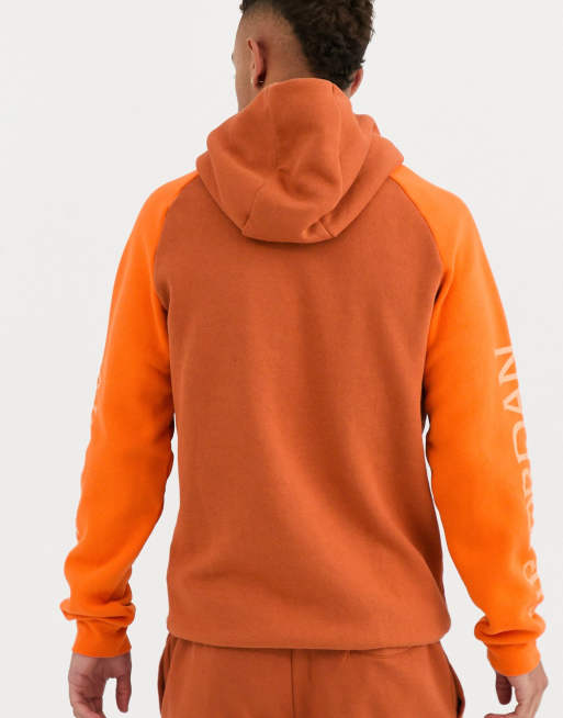 Nike air hoodie clearance orange