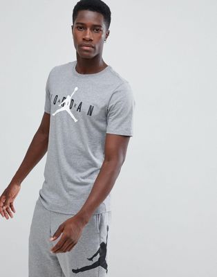 Nike Jordan Air Logo T-Shirt In Grey 
