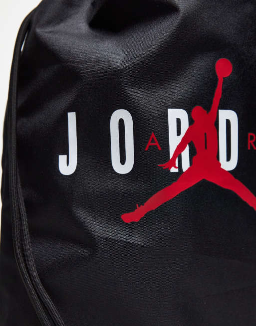 Nike Jordan Air Sac de sport avec cordon de serrage Noir ASOS