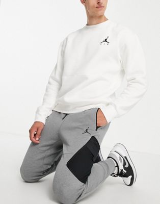 Nike Jordan Air statement fleece joggers in grey