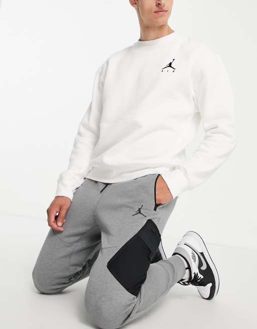 Jordan store grey tracksuit