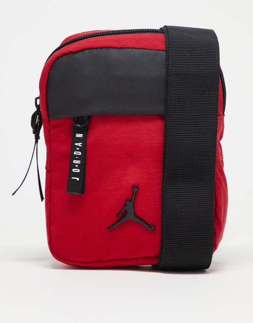 Sacoche Homme Nike Air Jordan Noir et Rouge en PU - Cdiscount Bagagerie -  Maroquinerie