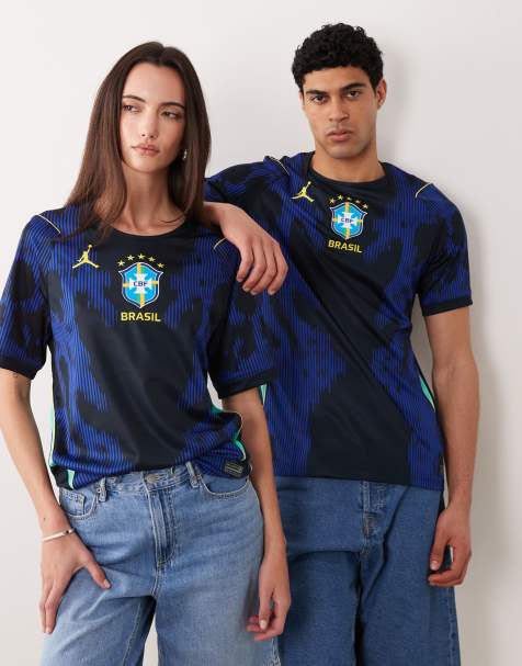 Nike Jordan Brazil World Cup 26 away shirt in blue - view 1