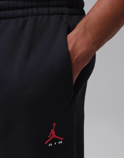 Nike Jordan Brooklyn Fleece-Hose mit Bündchen in Schwarz, 3 von 4