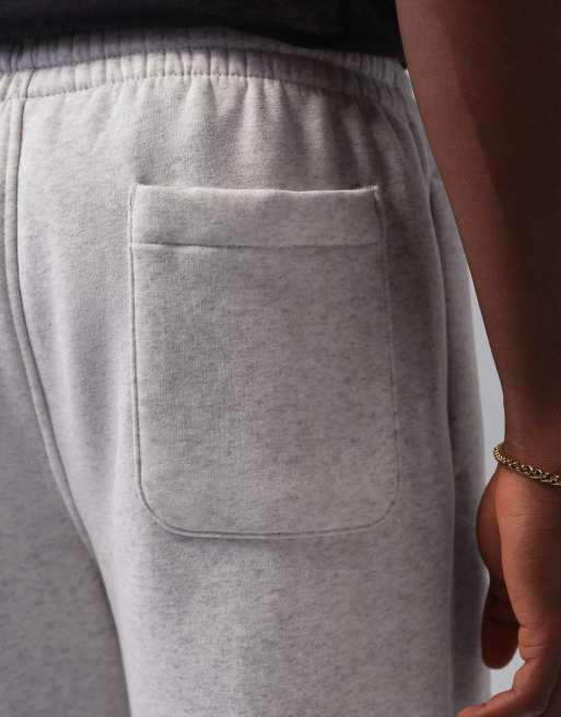 Nike Jordan Brooklyn fleecebroek met omslag in grijs, 4 van 4