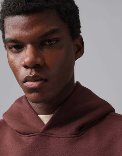 Nike Jordan Brooklyn hoodie oversize en molleton à enfiler marron, 3 de 4