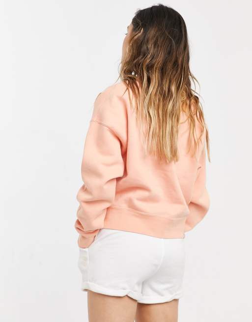 Peach nike sweater new arrivals