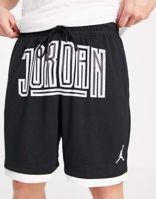 black jordan gym shorts