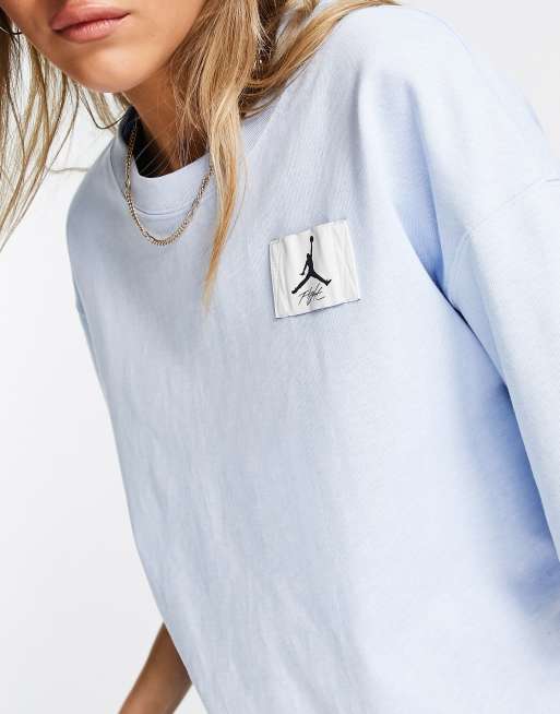 Light blue store jordan shirt