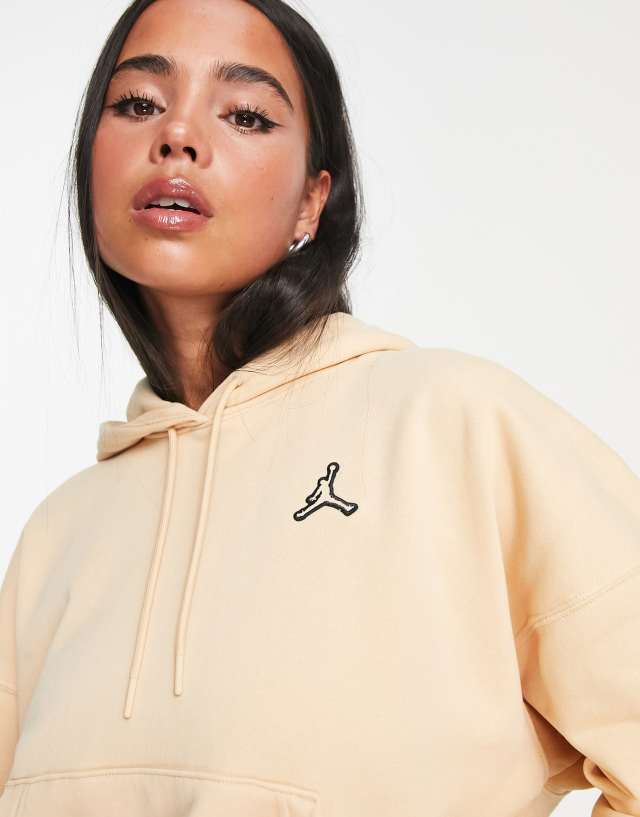 Nike Jordan Essentials fleece hoodie in sand