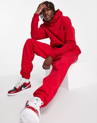 Jordan Essentials fleece jogger in chile red