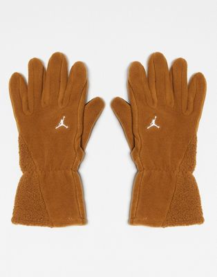 Nike Jordan Fleece gloves in brown - ASOS Price Checker