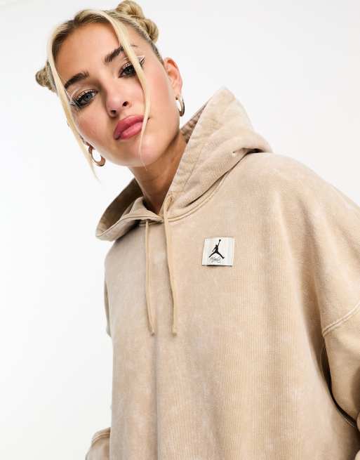 Tan best sale fleece hoodie