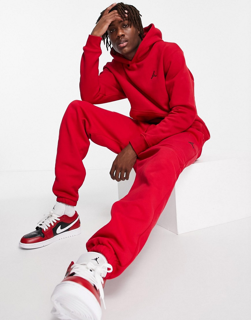 Nike Jordan fleece jogger in red
