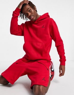 Nike Jordan fleece tracksuit set in red 