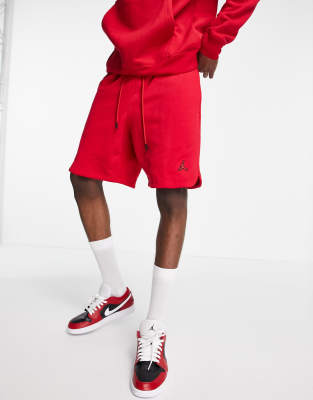 red jordan shorts