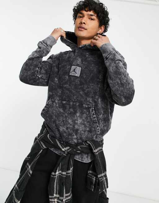 Nike Jordan Flight back print hoodie in black | ASOS