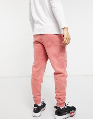 red cuffed joggers