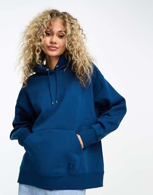 Nike Jordan Flight fleece hoodie in blue | ASOS