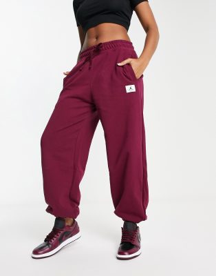 burgundy jordan sweatsuit