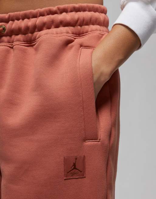 Jordan jumpman air outlet fleece pants red