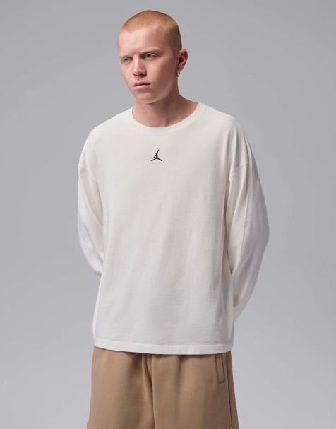 Nike Jordan Flight Heavyweight Long-Sleeve Top in White - view 1