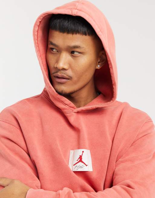 Jordan flight store hoodie red