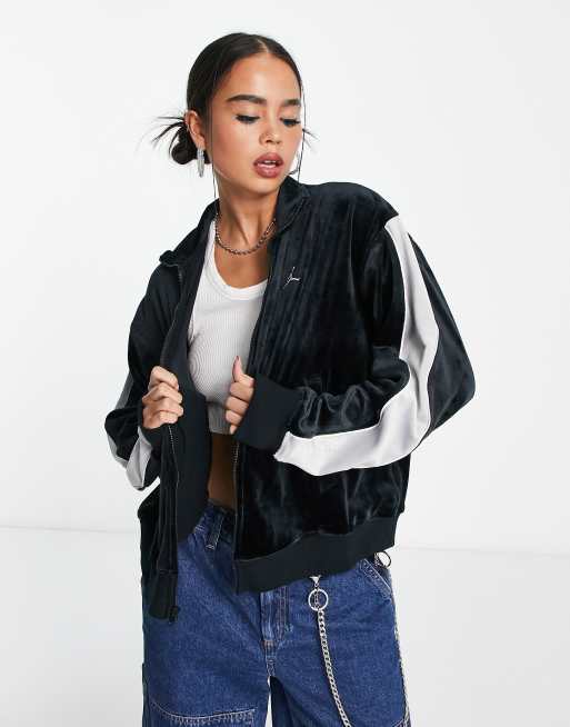 Nike velour hot sale jacket women's