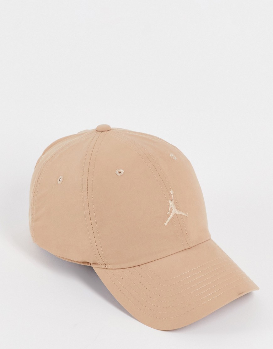 Nike Jordan H86 Jumpman logo washed cotton cap in stone-Neutral