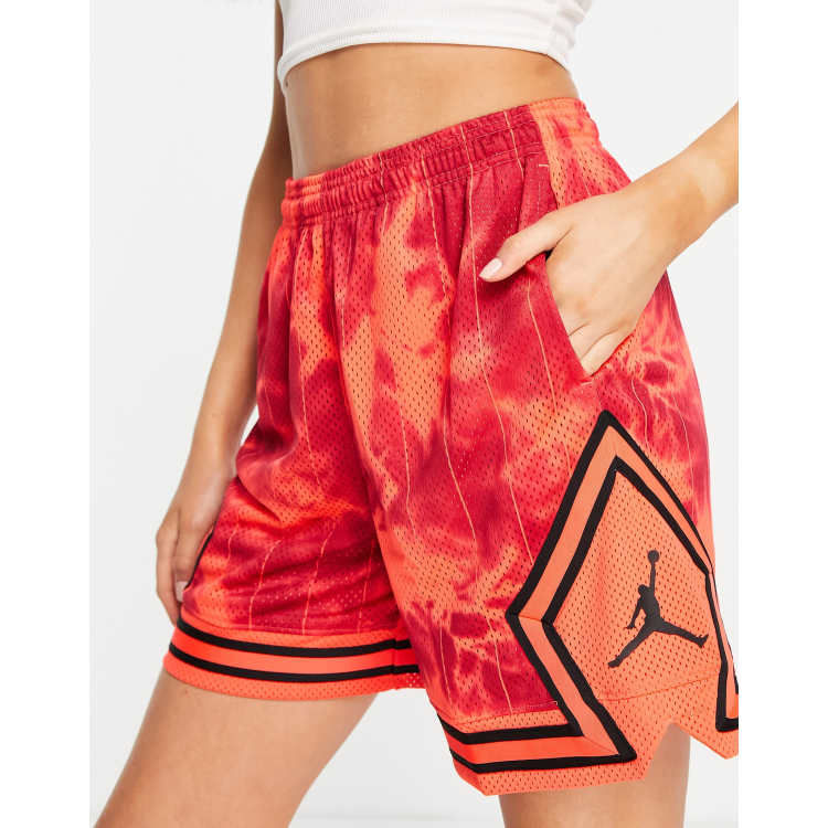 Nike Jordan Heritage Diamond basketball shorts in red | ASOS