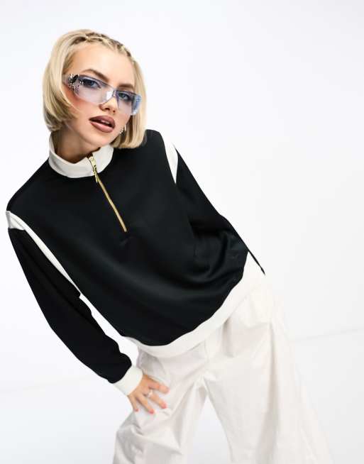 Nike Jordan Heritage sweat in black & white