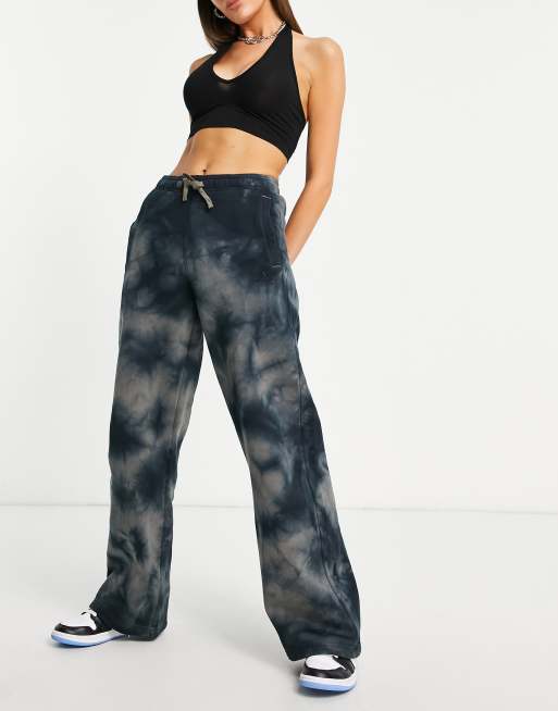 Nike Jordan Heritage tie dye fleece sweatpants in black BLACK ASOS
