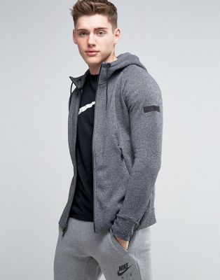 Nike Jordan Icon Zip Through Hoodie In Black 809470-010 | ASOS