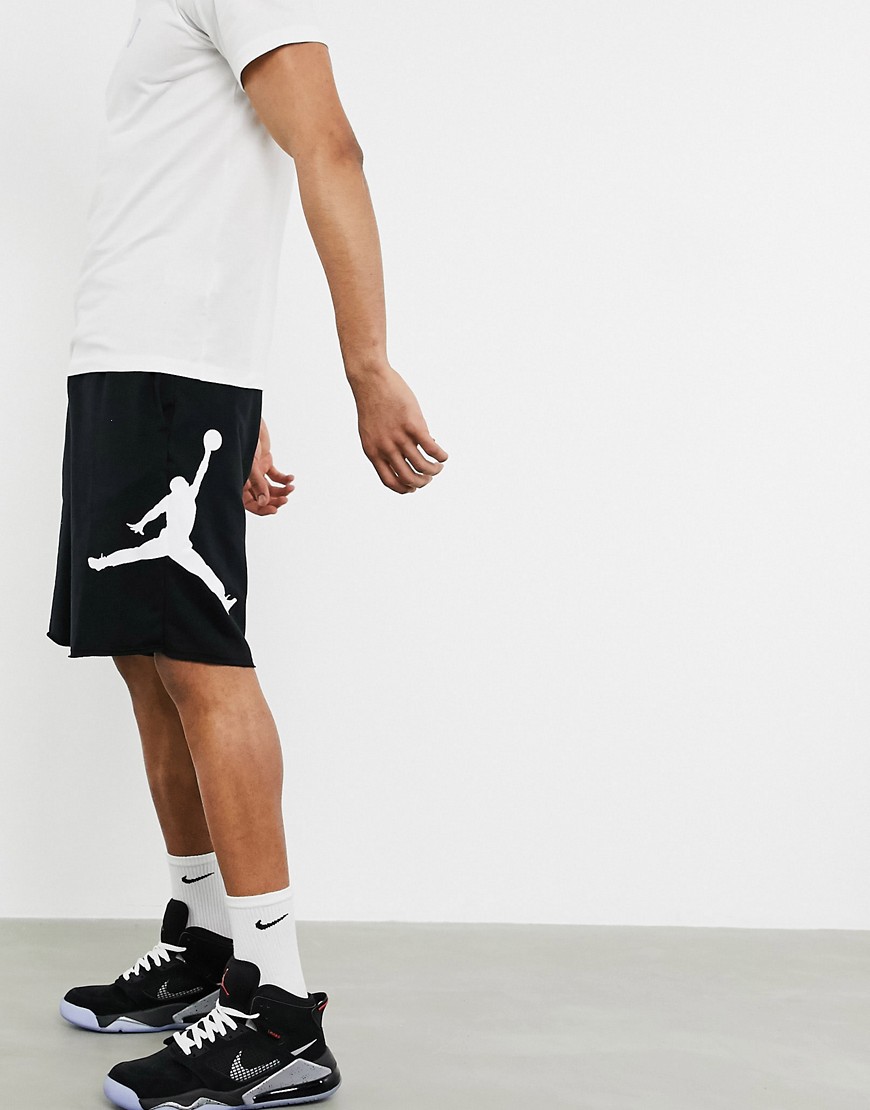 Nike Jordan jersey shorts in black