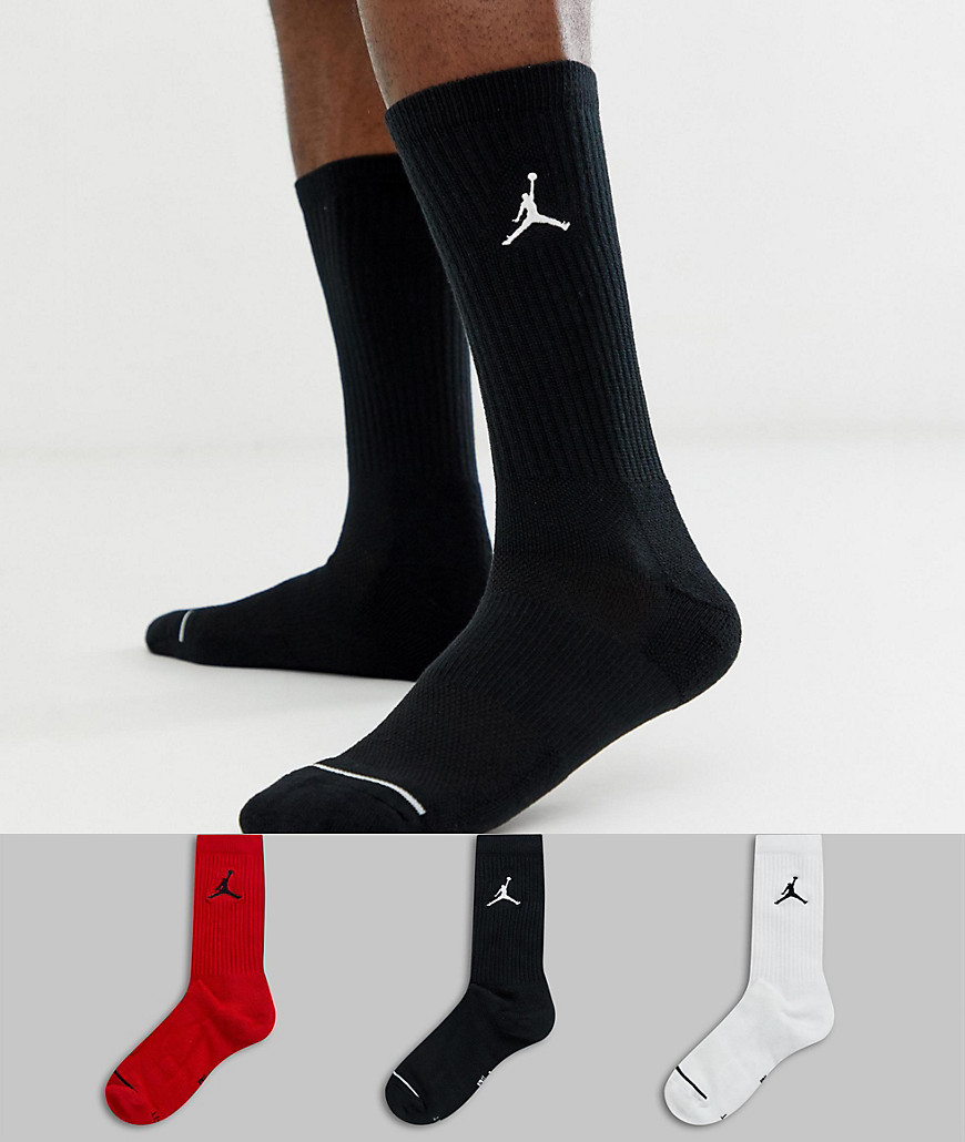 Nike Jordan Jumpman 3 pack socks in multi