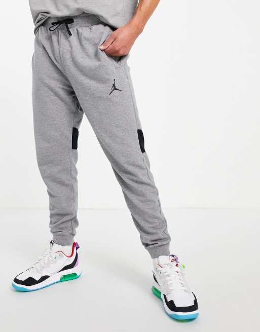 Nike – Jordan Jumpman Air – Grå mjukisbyxor i fleece 