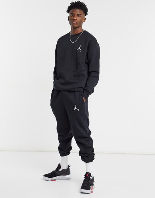 Nike air jordan jumpman deals crew sweatshirt