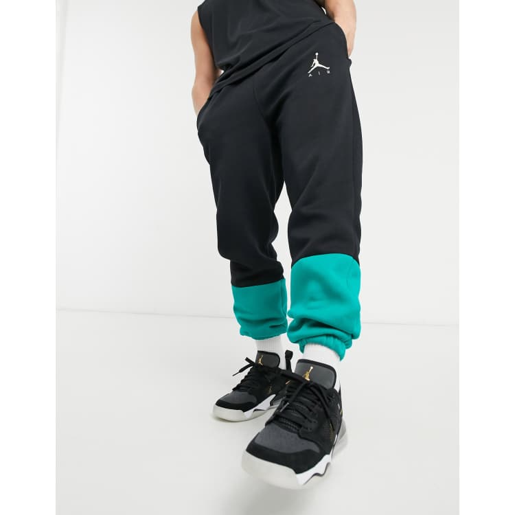 Nike jordan jumpman best sale cuffed joggers in black