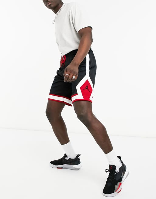 Nike Jordan Jumpman Diamond basketball shorts in black | ASOS