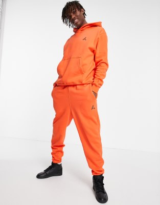 orange jordan sweatsuit