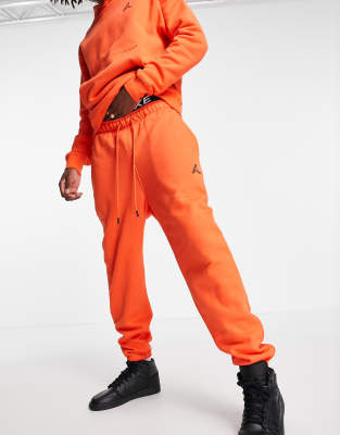 orange jordan sweatsuit