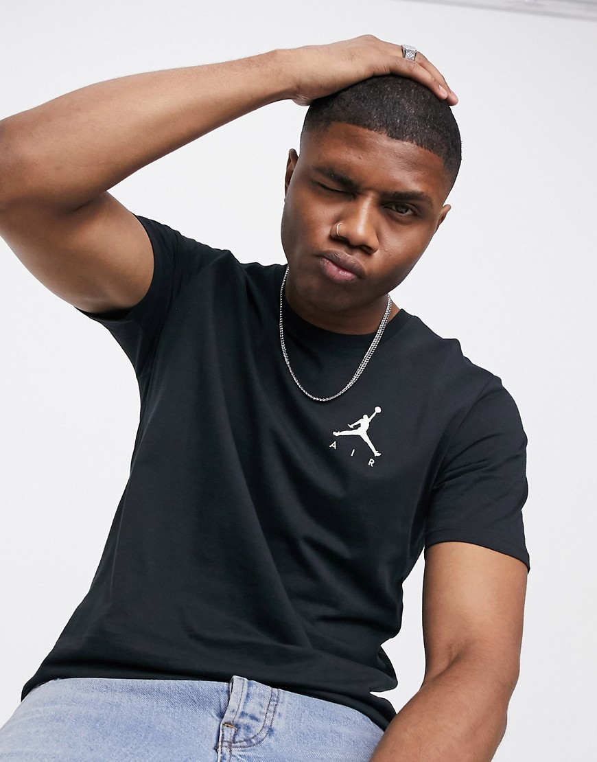 Nike Jordan Jumpman embroidered t-shirt in black