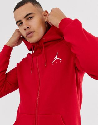 Nike - Jordan Jumpman - Felpa rossa con cappuccio e logo | ASOS