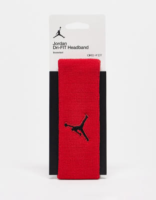 Nike Jordan Jumpman headband in red - ASOS Price Checker