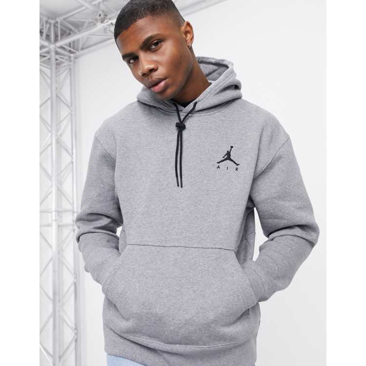 Gray jordan zip hot sale up hoodie