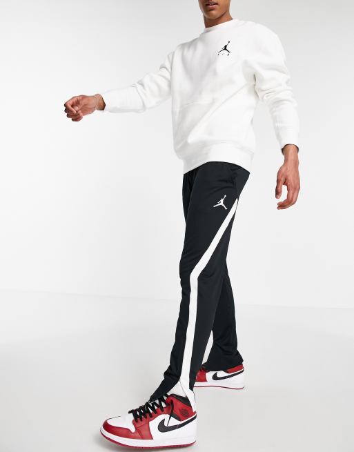 Black and hot sale white jordan sweatsuit