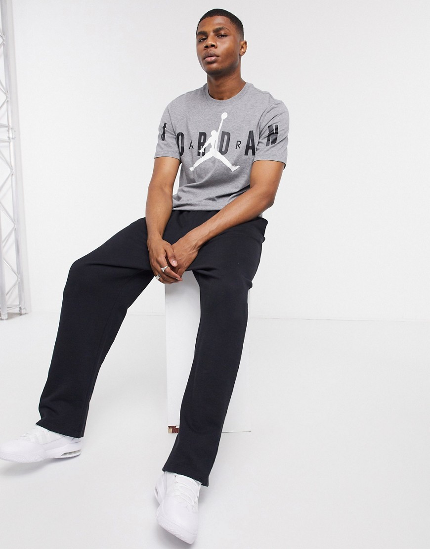 Nike Jordan Jumpman large logo t-shirt in grey