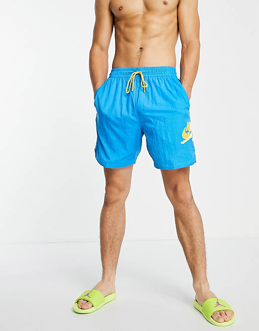 Nike Jordan Jumpman logo swim shorts in blue 