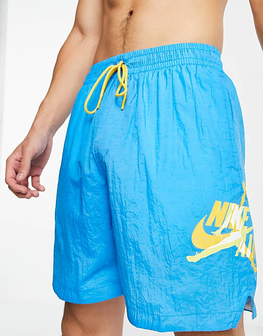  Nike Jordan Jumpman logo swim shorts in blue 