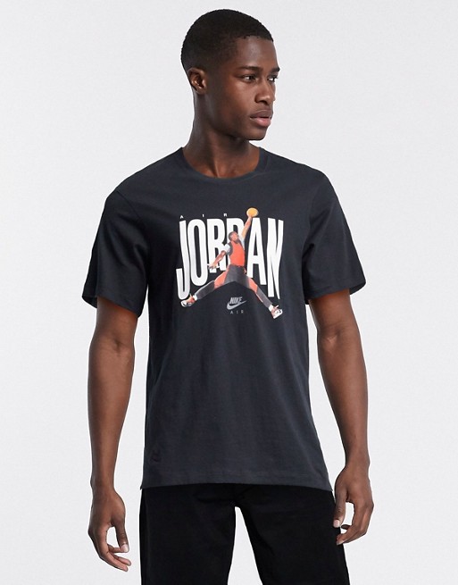 Nike Jordan Jumpman logo t-shirt in black